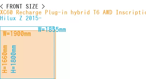 #XC60 Recharge Plug-in hybrid T6 AWD Inscription 2022- + Hilux Z 2015-